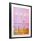 Stupell Industries Pink Retro Dessert Parlor Framed Print Under Glass, design by LISH Creative